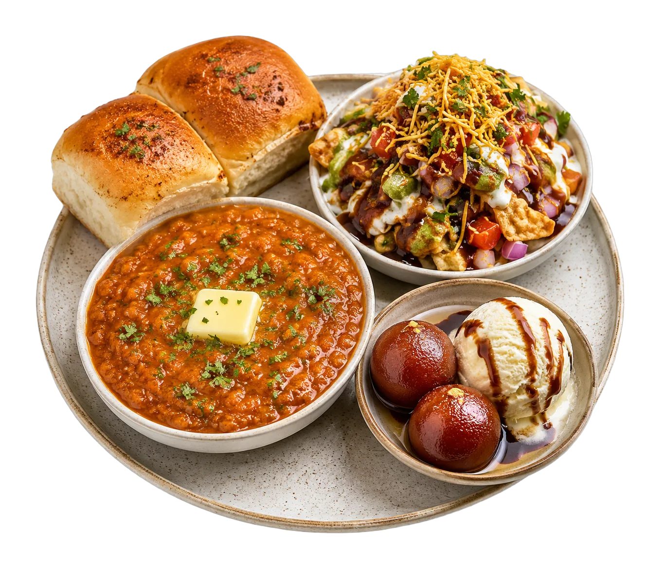 The Basic — chaat spread